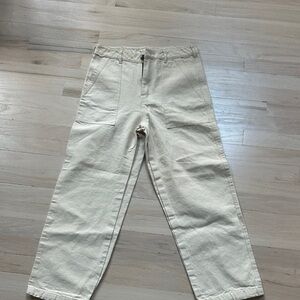 Free People womens Light Khaki Chinos